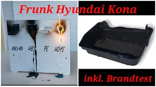Frunk Hyundai Kona inkl. Brandtest