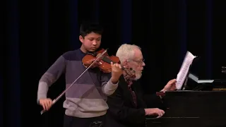 Violin Concerto No. 1 in A minor by Jean Baptiste Accolay (solo violin, Timothy Cheung, age 13)