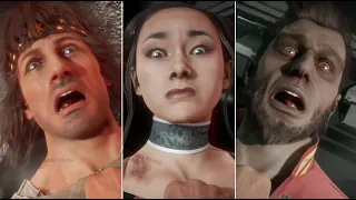 Everyone’s Reactions to Rambo’s Mission Accomplished Victory Pose plus the Movie Reference - MK11