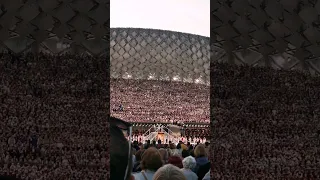 OMG🤯16,000 Latvian singers sing the Ukraine National Anthem #viralvideo #peace #love #trending