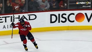 John Carlson’s precision passing opens up Alex Ovechkin for 24th goal