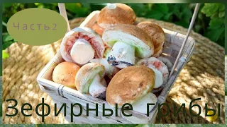 МК Часть 2🍄 ЗЕФИРНЫЕ ГРИБОЧКИ от Натальи Колбасовой🍄Мarshmallow mushrooms