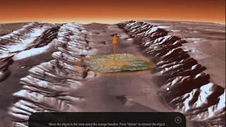 Exploring the Valles Marineris on Mars with 3D Maps