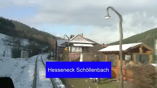 🇩🇪 Führerstandsmitfahrt auf der Odenwaldbahn - Eberbach über Darmstadt nach Frankfurt am Main Hbf
