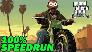 GTA San Andreas 100% Speedrun