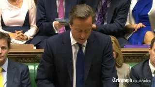 David Cameron vows 'UK will never give in to terrorism'