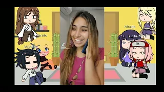 sala do naruto reagindo a hinata como Vanessa lopes e sakura como clara Garcia