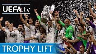 Watch the moment Sergio Ramos lifted the UEFA Champions League trophy