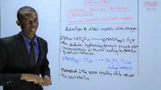 KCSE_Form 2_Chemistry_Chemical Families: Pattern in Properties Lesson 7