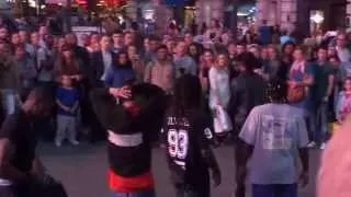 Street Dance at Piccadilly Circus, London