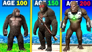 Surviving 200 Years as KING KONG In GTA 5!