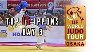 Top 15 ippons in day 3 of Judo Grand Slam Osaka 2019