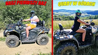 NASZ PIERWSZY RAZ na QADZIE 🔥 QUAD 450 - LEDWO WYJECHAŁEM Z BŁOTA