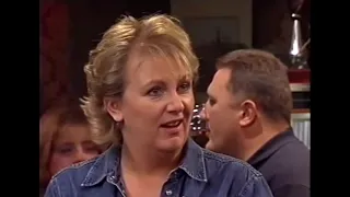 Coronation Street - Eileen Grimshaw Chucks A Pint At Janice Battersby (7th December 2001)