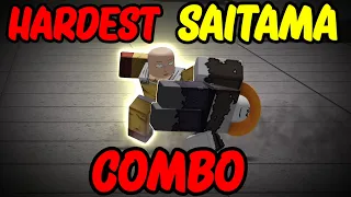 The Saitama Combo You've Been Waiting For (Roblox The Strongest Battlegrounds)