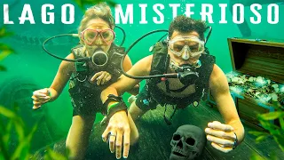 EXPLORAMOS UM LAGO MISTERIOSO COM EQUIPAMENTOS DE MERGULHO PROFISSIONAIS!