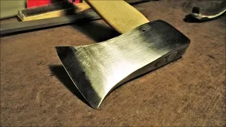 Custom Hatchet made from $12 Harbor Frieght Axe part 1