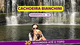 Cachoeira Bianchini -  30 segundos para o topo e 5 minutos para a base - Siderópolis, Santa Catarina