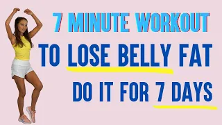 7 DAY CHALLENGE 7 MINUTE WORKOUT TO LOSE BELLY FAT - HOME WORKOUT TO LOSE INCHES  Lucy Wyndham-Read