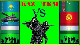 Казахстан Узбекистан VS Туркменистан Кыргызстан Таджикистан Сравнение армии и вооруженных сил
