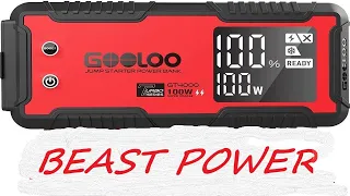 "UPDATED" GOOLOO GT4000 Jump Starter (Beast Power--12.0L)