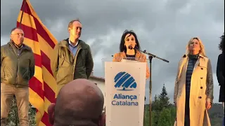 Mitin épico de Silvia Orriols Alian¢a Catalana