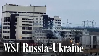 Ukraine Nuclear Power Plant Fire Extinguished as Russia Continues Attacks | WSJ