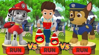 Tag with Ryan - PAW Patrol UPDATE in Tag with Ryan Chase vs Ryder vs  Marshall Run Gameplay
