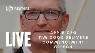 LIVE: Apple's Tim Cook gives commencement speech at Gallaudet University