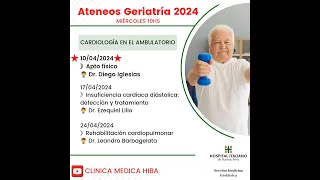 Ateneo Geriatría 2024. Apto físico. Dr.  Diego Iglesias