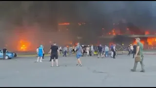 ЖАХ! Кременчук. Відео з місця ракетного удару