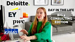 Day in the life of a big 4 consultant in London // Deloitte, KPMG, EY, PwC