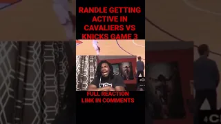 CAVALIERS VS KNICKS REACTION PLAYOFFS GAME 3 HIGHLIGHTS REACTION #nbashorts #nbashort #nba #knicks