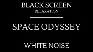 SPACE ODYSSEY | Deep White Noise For Sleep | Sounds Like Star Trek TNG Engine • [ Black Screen ]