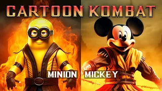 Cartoon Celebrity Mortal Kombat