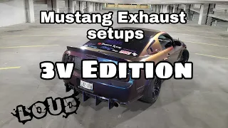 3v Mustang Exhaust Compilation