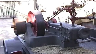 1920s English Iron Works Steam Engine Steam Test 2000