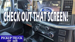 2021 Ford F150 Interior With New Screen, Shifter Folds Flat?