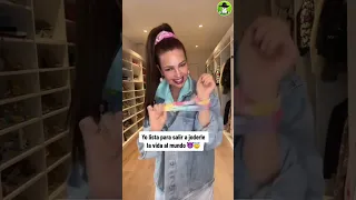 #shorts La Reacción De Thalía Cuando Se Le Cae La Peluca En Pleno Video