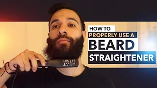 How to: Use a Beard Straightener at Home - StyleCraft Heat Stroke