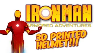 3D Printed Iron Man Helmet!! | Iron Man Armored Adventures MK 1 Cosplay