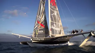 Drone and GoPro Views of Hydroptere