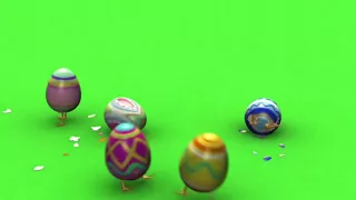 Green Screen Easter Eggs