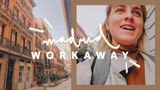 WORKAWAY day in the life | Madrid, Spain language exchange ☀