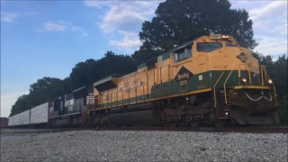 NS 1067 "Reading" leads NS 179 @Trussville, AL w/ Awesome K5LLA & Mid-Train DPU's! 8-3-17