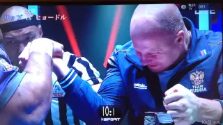 Fedorov vs Bob Sapp in ARM Wrestling Competition in Japan - フェドロフ vs ボブ・サップ