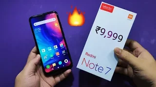 Redmi Note 7 (Indian Retail Unit) Onyx Black Unboxing & Hands On,Price,Camera,Specs [Hindi]