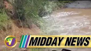 Heavy Rain Maroon Residents in Portland | Landslides in St. Thomas, Pedestrians Can Barely Cross It