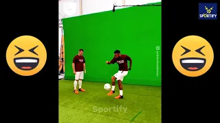 How to impress Neymar On Set! 🦶