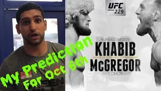 Amir Khan Prediction On Khabib Vs Conor McGregor Fight At UFC 229 - UFCTALKS